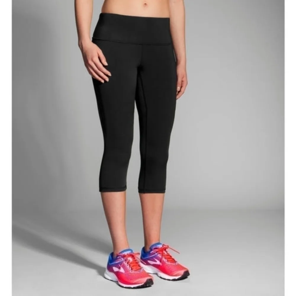 Brooks Capri Yoga Gym‎ Workout Leggings Size Medium - Picture 2 of 8